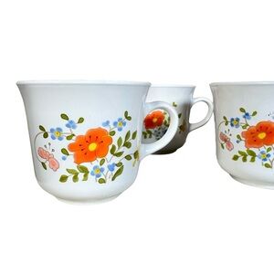 7/$20 CORELLE Vintage Wildflower Porcelain Coffee Tea Cups